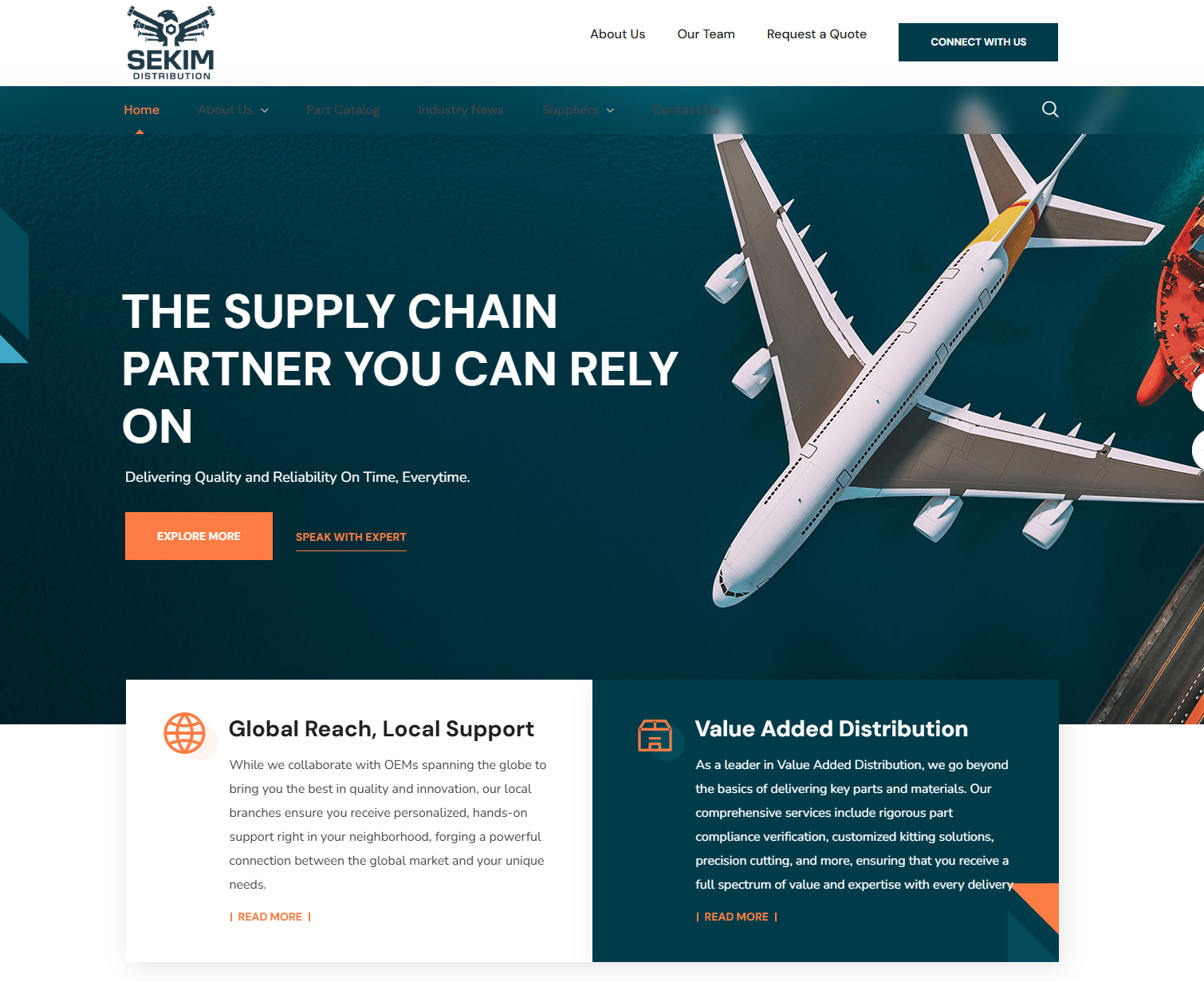 Sekim Distribution - Aerospace Supply Chain Solutions